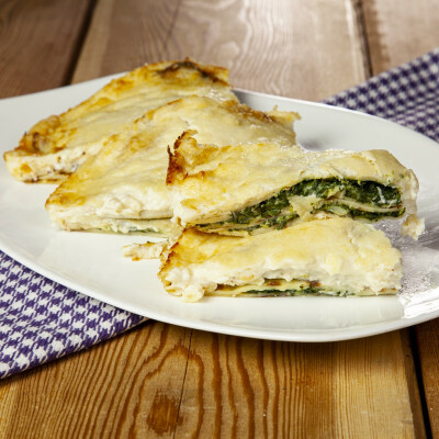 Crespelle agli spinaci